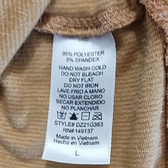 So Soft Velvety Butterscotch Hoodie with Luxurious Texture - Picture 8 of 9